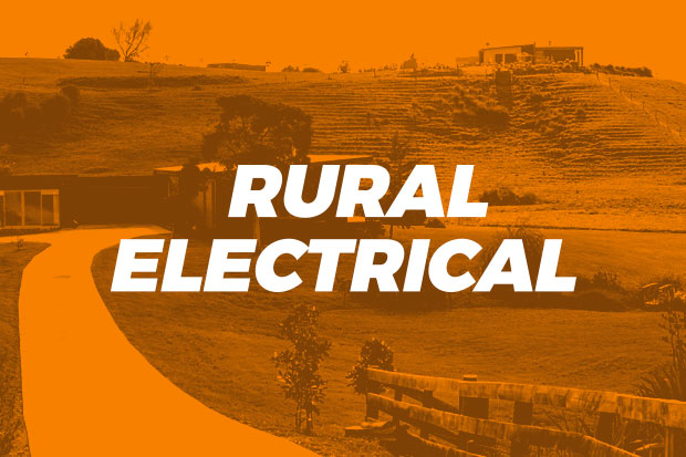 rural electrical text on orange photo of farm