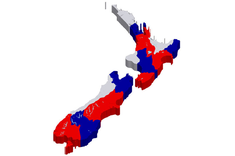 map of new zealand provinces