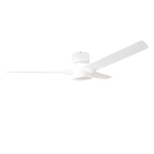 Flatiron White 132cm Dc Hugger Ceiling Fan